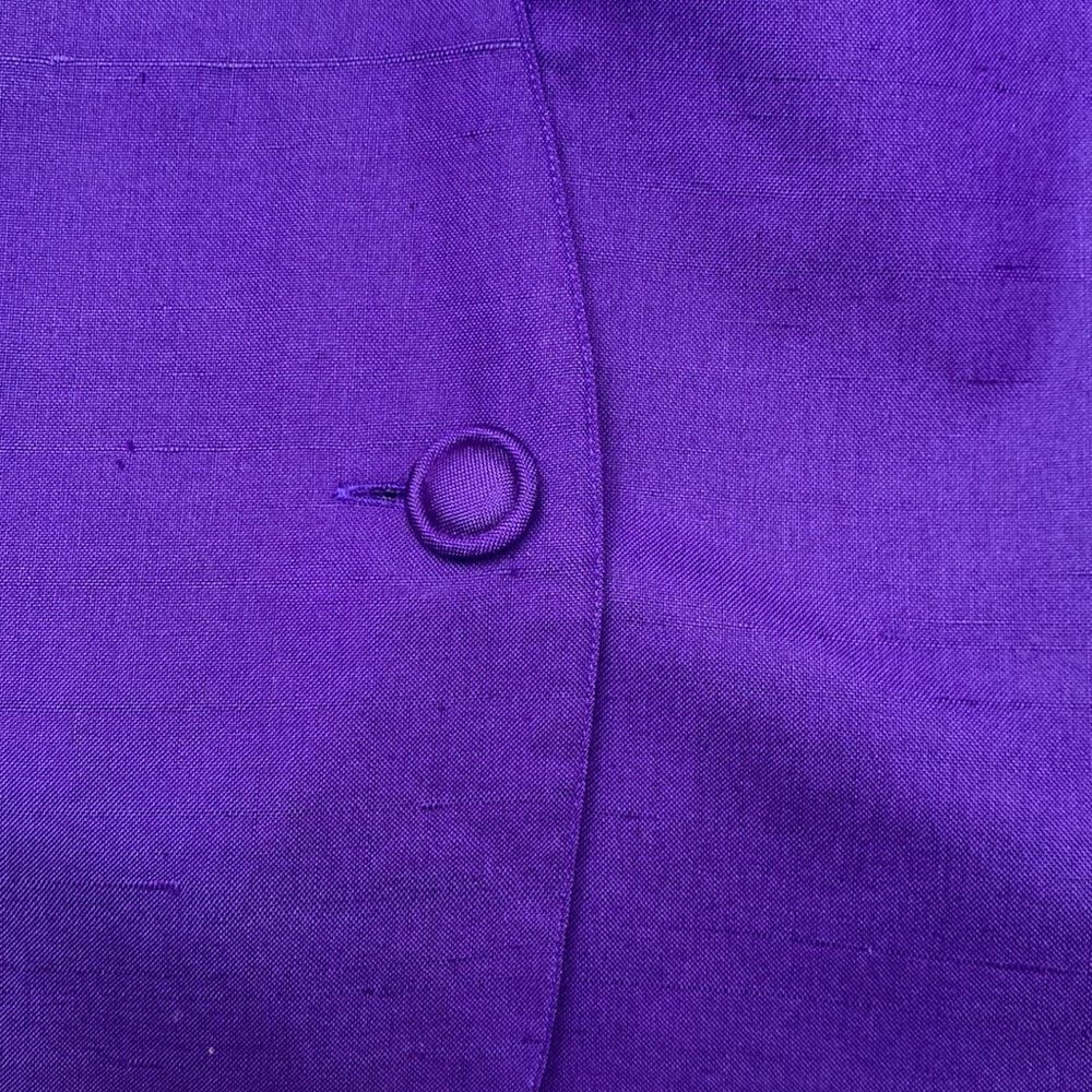 Silk Vintage Brooks Brothers Purple Blazer​ - Picture 8 of 11